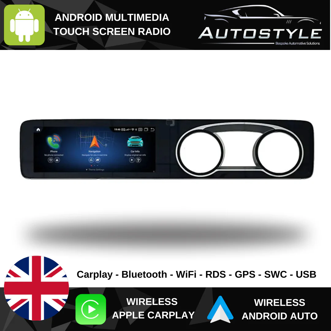 Mercedes-Benz E Class (2018-ON) Apple CarPlay Android Auto 12.3" Touch Screen RHD - Image 2