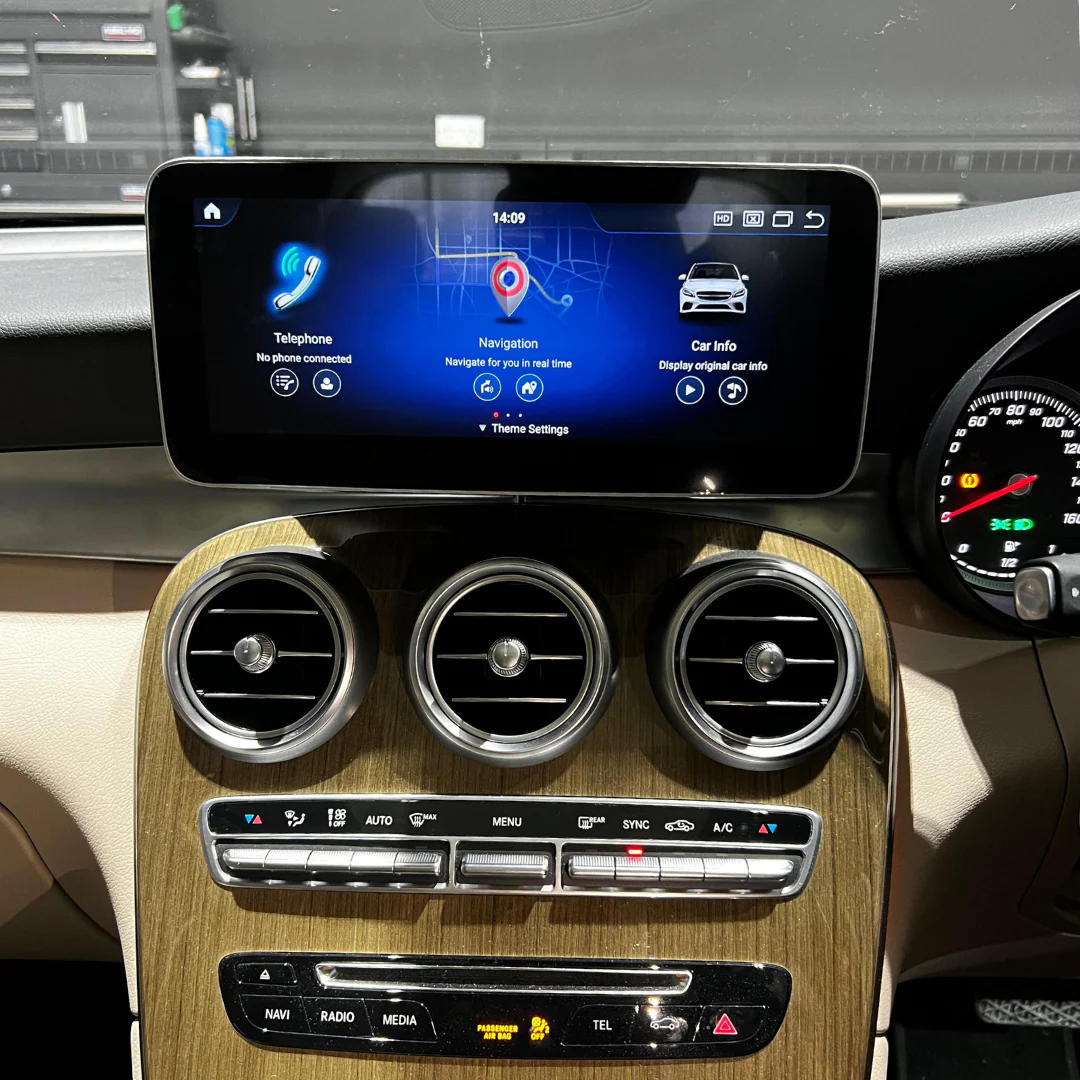 Mercedes-Benz GLC (2016-2022) Apple CarPlay Android Auto 10.25" Touch Screen - Image 5