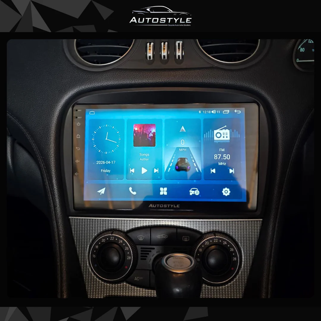Mercedes-Benz SL Class R230 Apple Carplay / Android Auto 9" Stereo Upgrade - Image 4