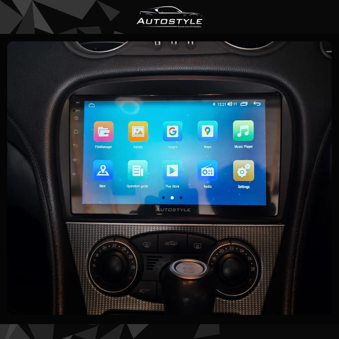 Mercedes-Benz SL Class R230 Apple Carplay / Android Auto 9" Stereo Upgrade - Image 5
