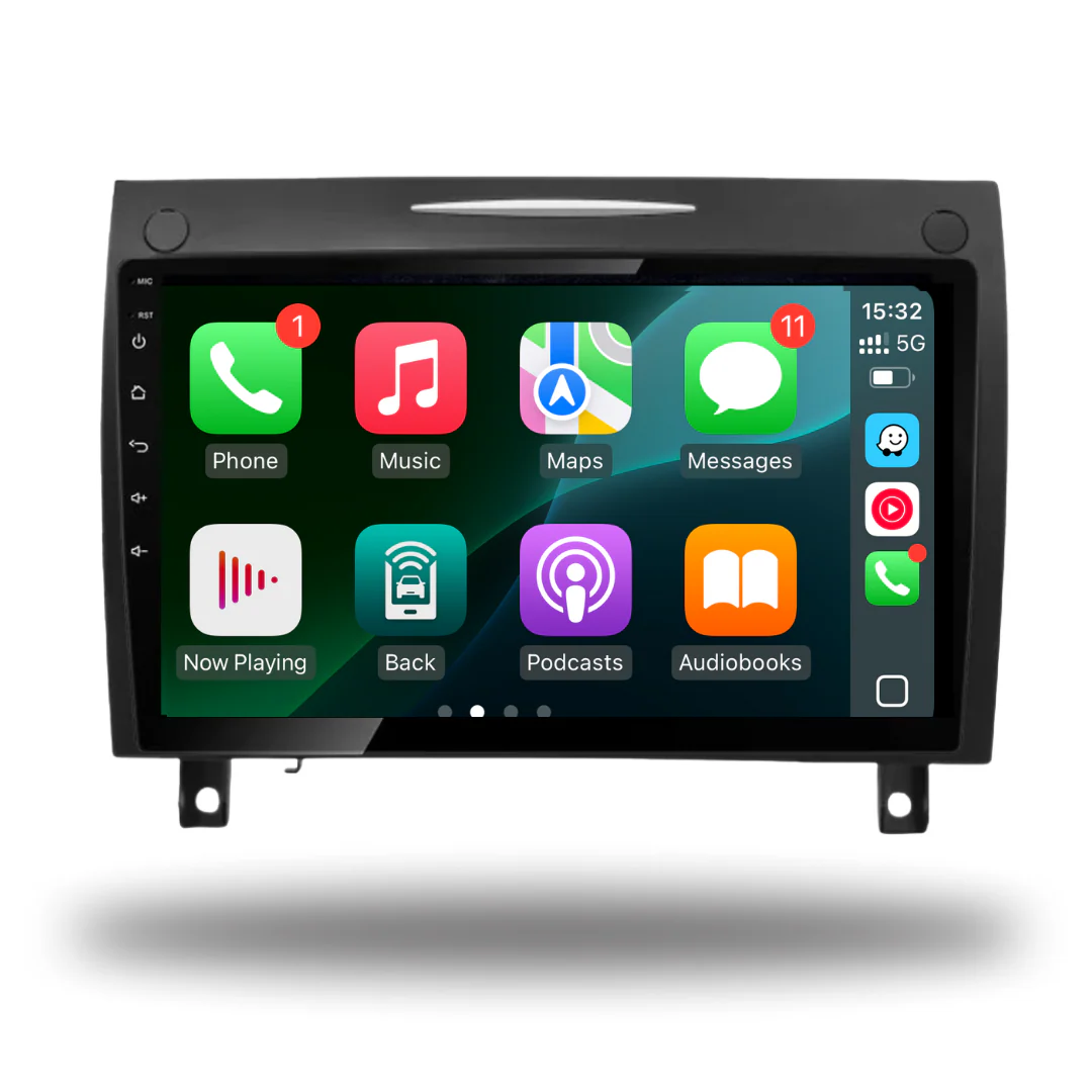 Mercedes-Benz SLK Apple Carplay / Android Auto 9" Stereo Upgrade (2004-2011)