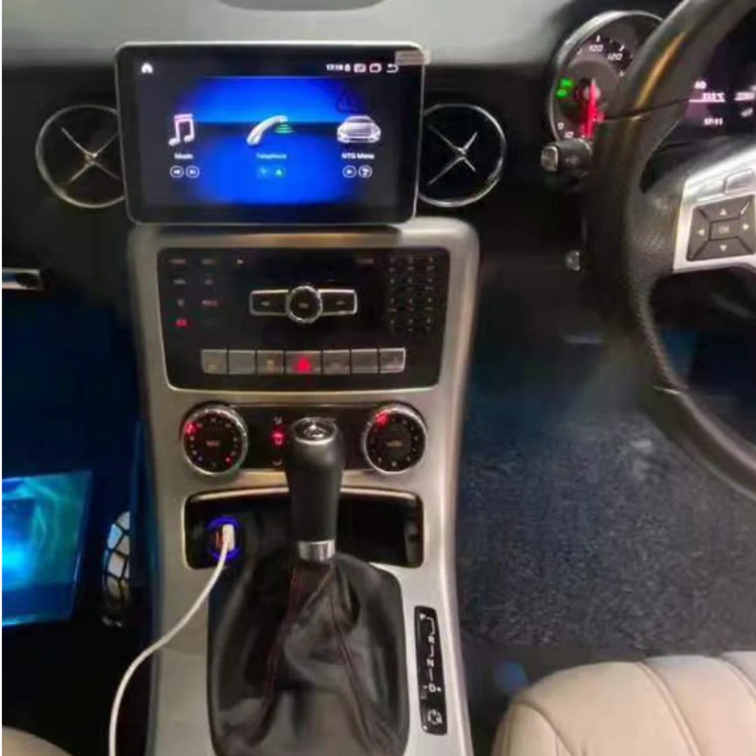 Mercedes-Benz SLK Apple Carplay / Android Auto 9" Stereo Upgrade - Image 3