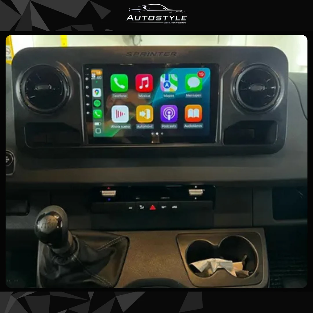 Mercedes-Benz Sprinter W907 Apple Carplay / Android Auto 10" Stereo Upgrade (2018-2023) - Image 3
