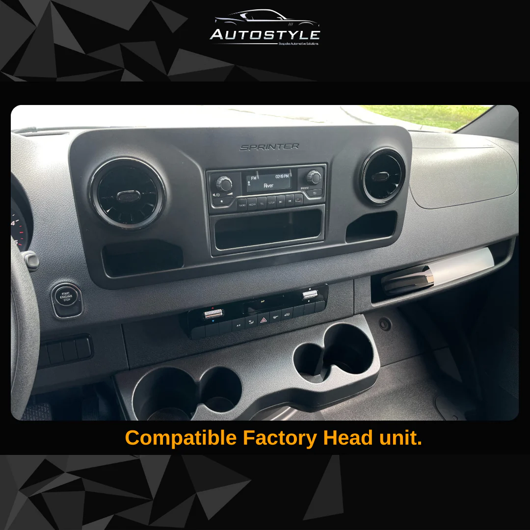 Mercedes-Benz Sprinter W907 Apple Carplay / Android Auto 10" Stereo Upgrade (2018-2023) - Image 5
