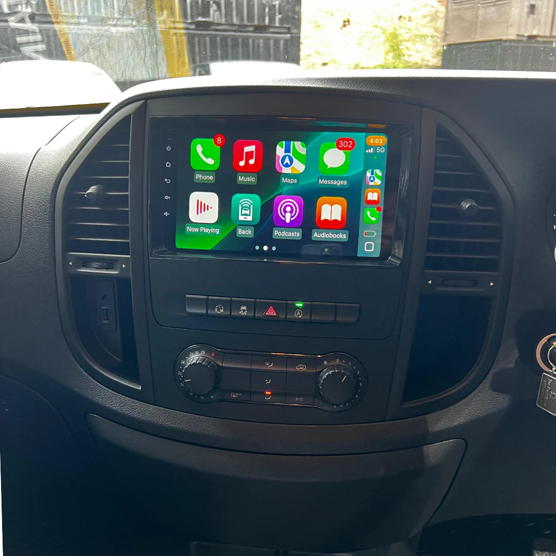 Mercedes-Benz Vito Apple Carplay / Android Auto 9" Stereo Upgrade (2014-23) - Image 3