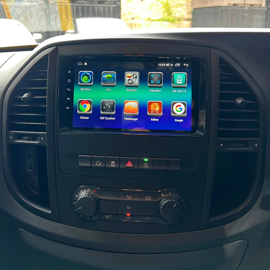 Mercedes-Benz Vito Apple Carplay / Android Auto 9" Stereo Upgrade (2014-23) - Image 5