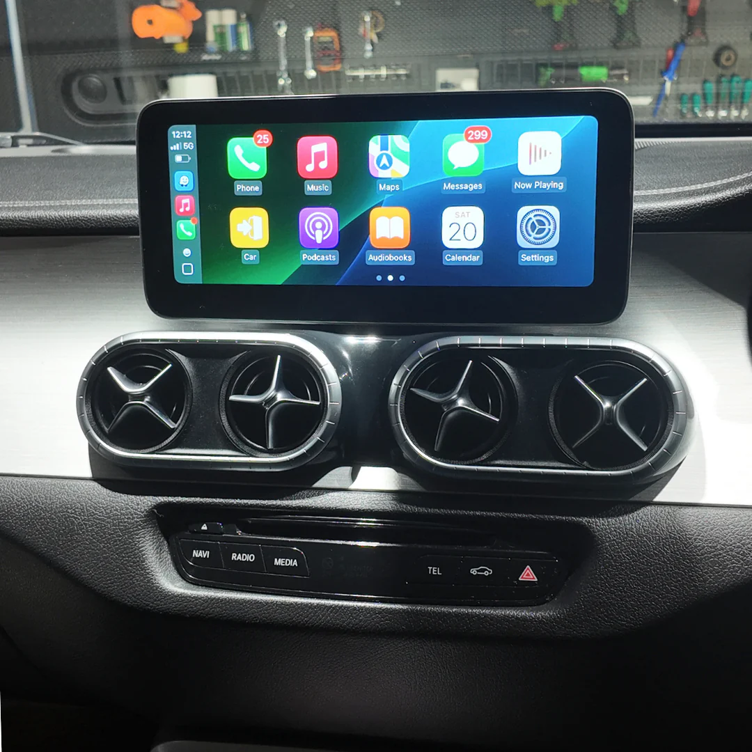 Mercedes-Benz X Class W470 (2015-2021) Apple CarPlay Android Auto 10.25" Touch Screen - Image 3