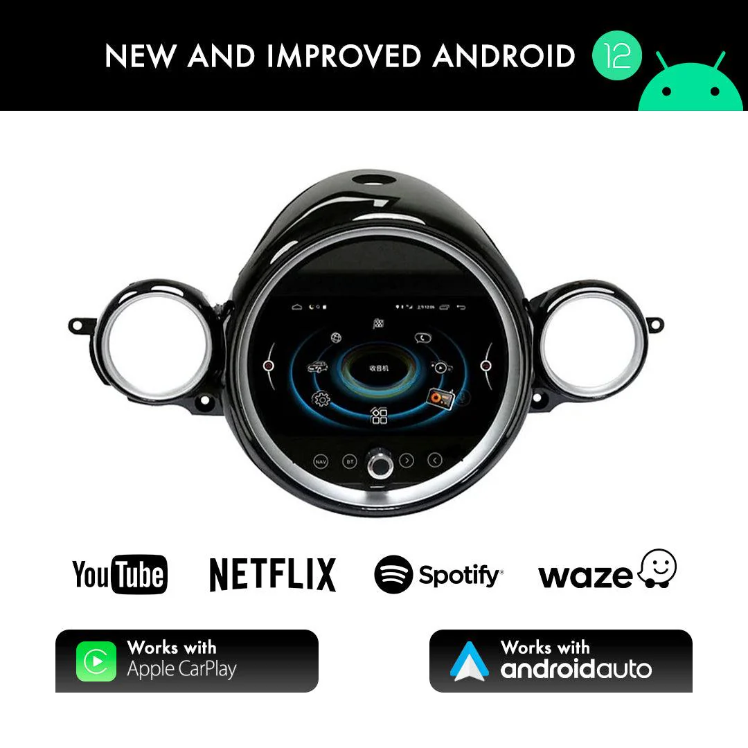 Mini Countryman R60 Apple Carplay / Android Auto 9" Stereo Upgrade (2011-2016) - Image 8