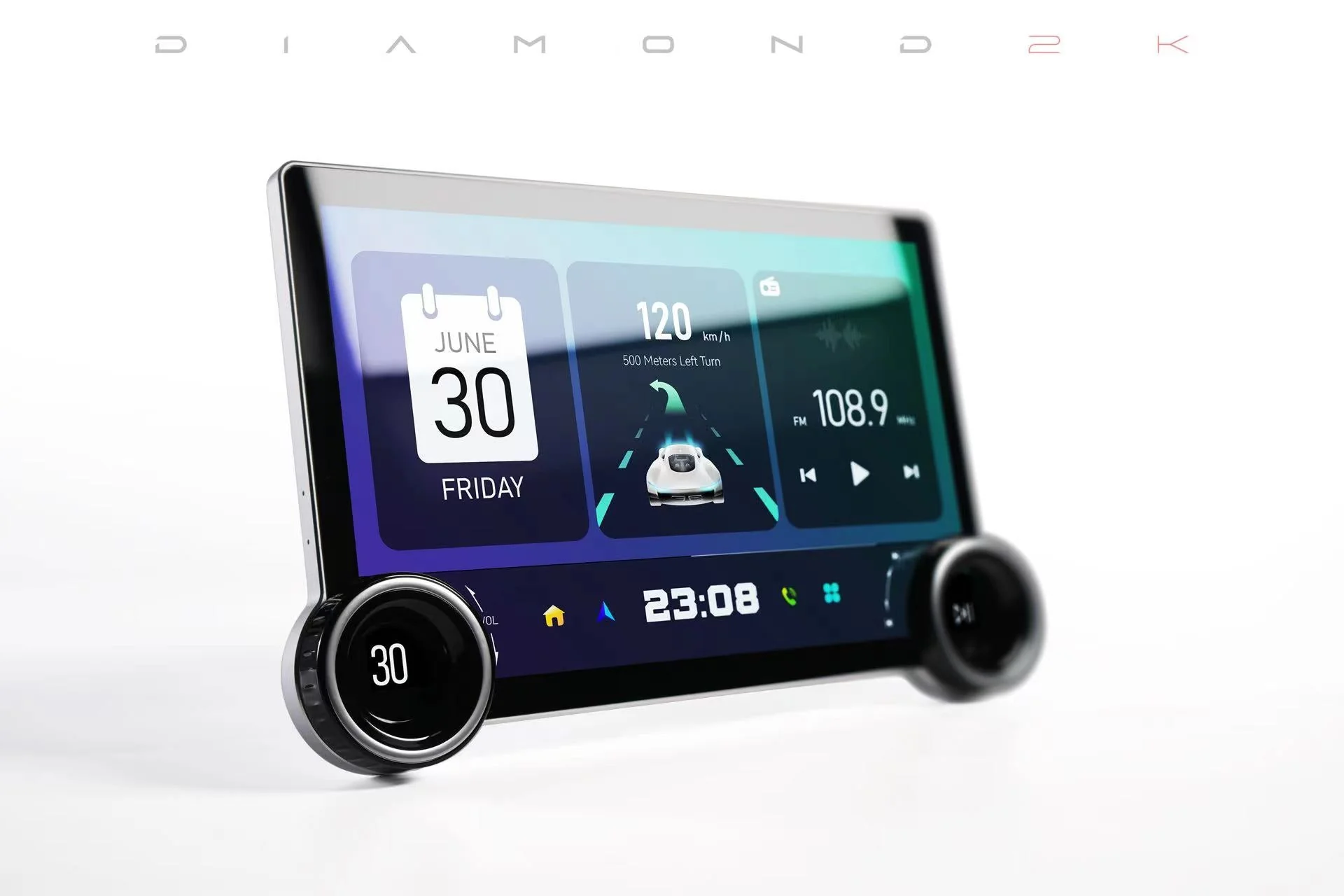 NEW 11.8" Dual Control Diamond 2K Android Screen and Wireless Apple CarPlay - Image 4