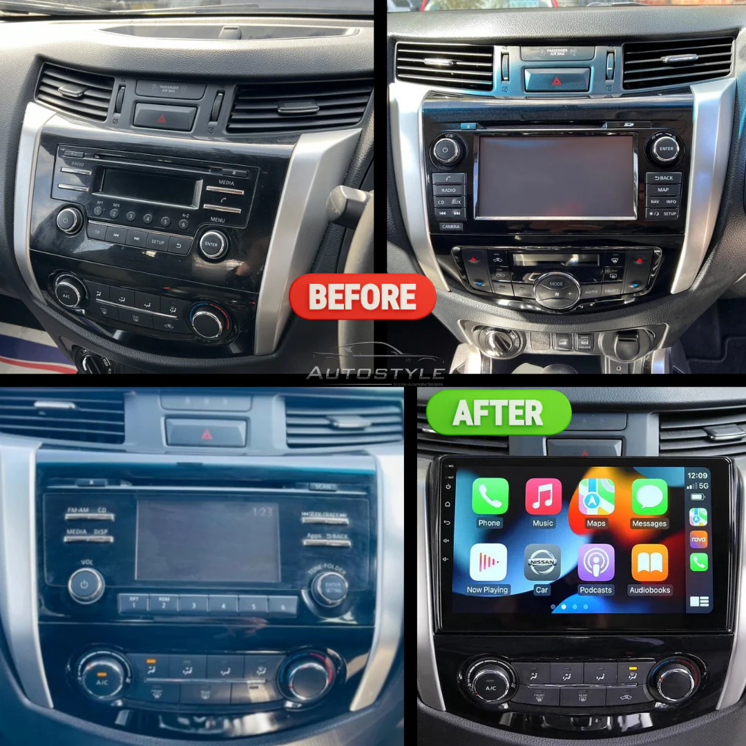 Nissan Navara Apple Carplay / Android Auto 10" Stereo Upgrade (2014-2021) - Image 3