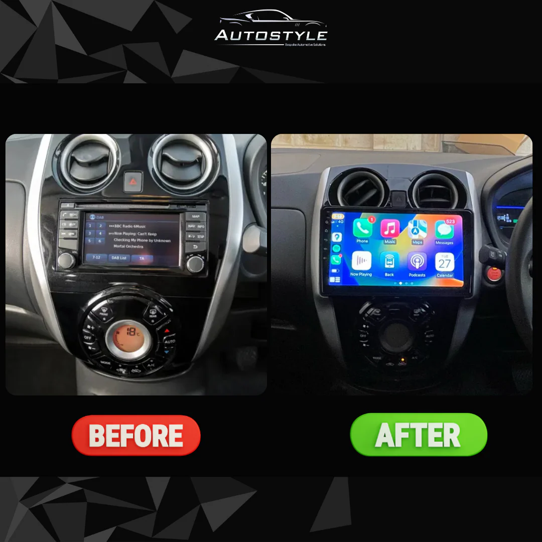 Nissan Note 2 Apple Carplay / Android Auto 10" Stereo Upgrade 2012-2020 - Image 3