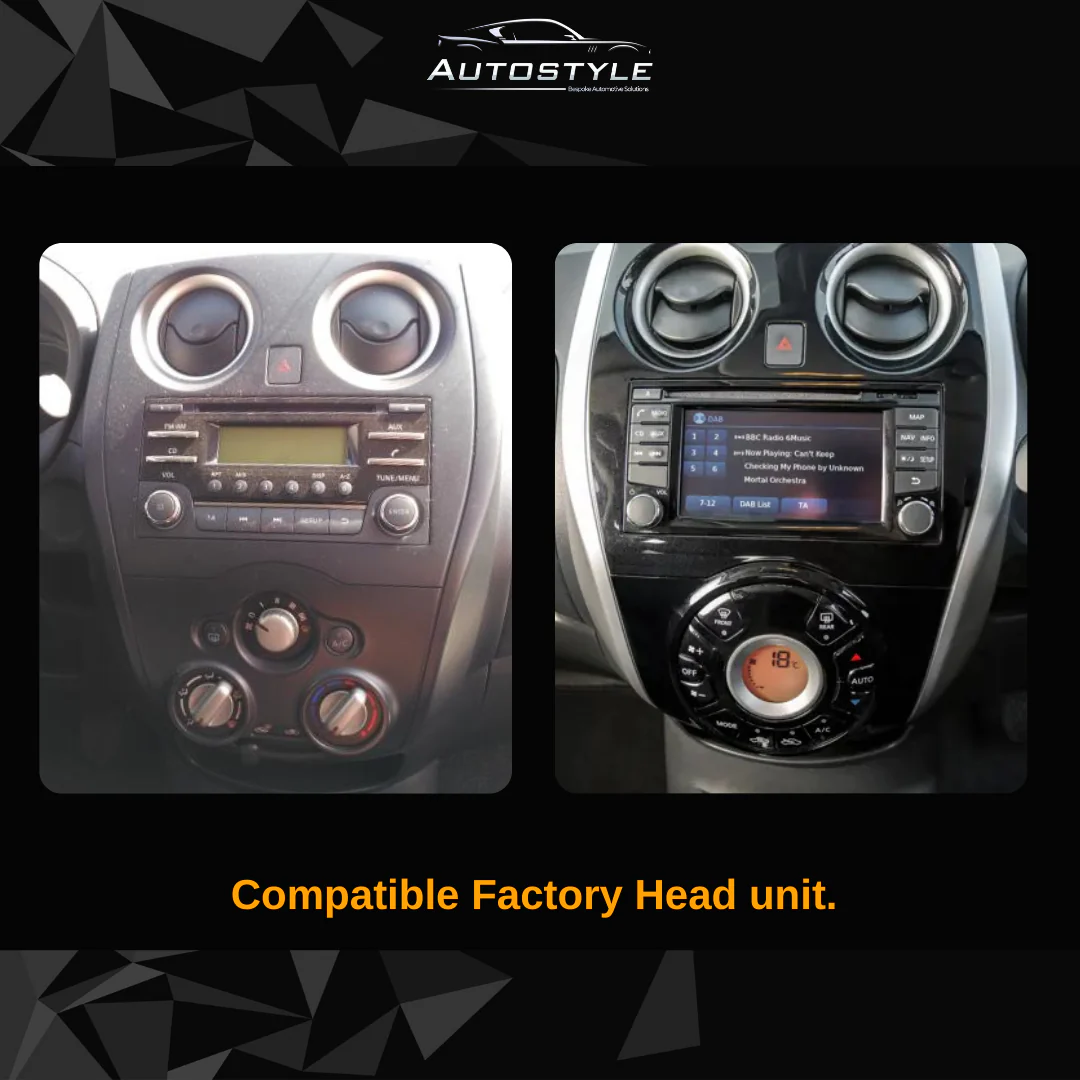 Nissan Note 2 Apple Carplay / Android Auto 10" Stereo Upgrade 2012-2020 - Image 4