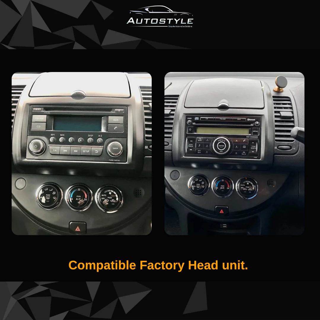 Nissan Note Versa-Livina Apple Carplay / Android Auto 10" Stereo Upgrade 2011-2020 - Image 5