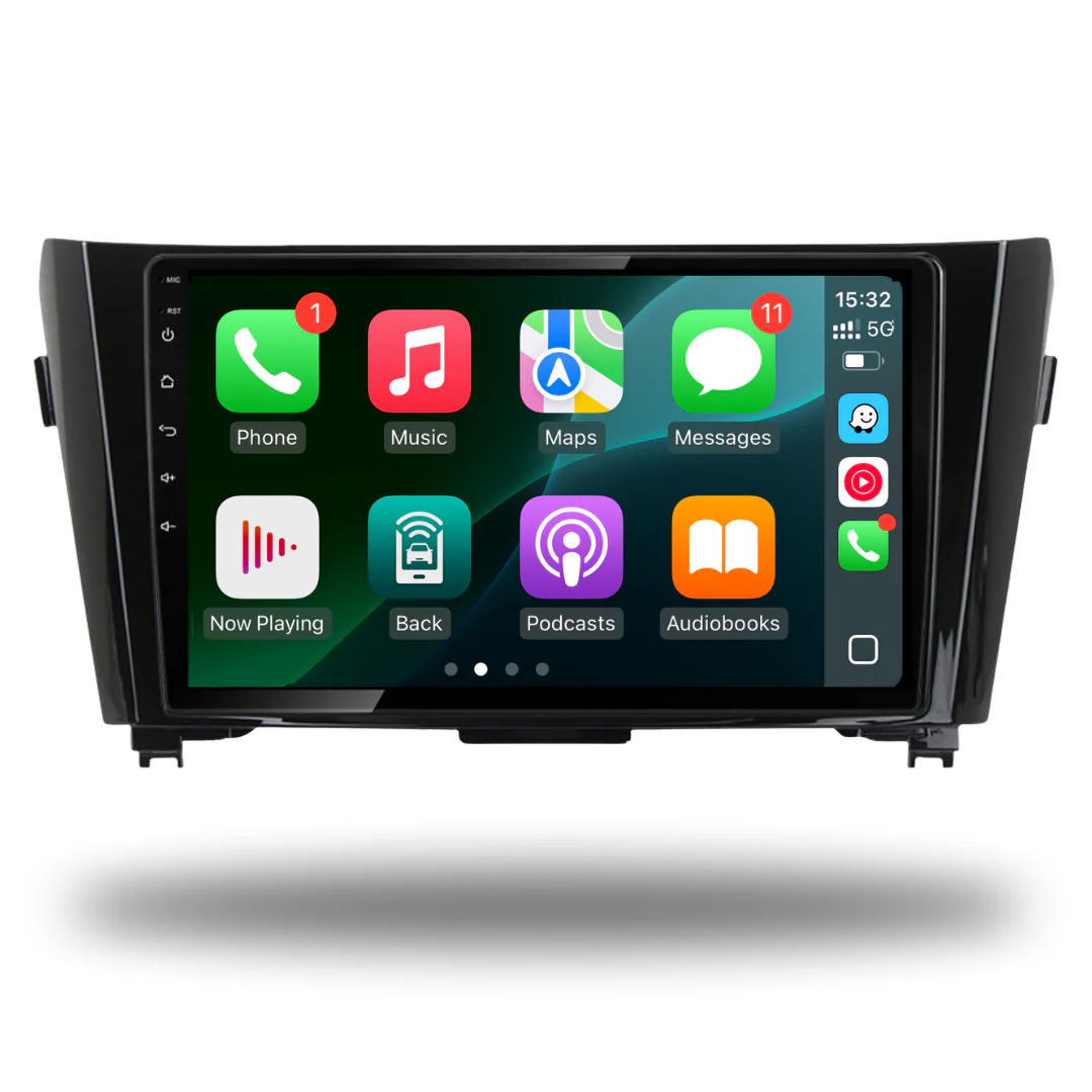 Nissan Qashqai / X-Trail Rogue T32 Apple Carplay / Android Auto 10" Stereo Upgrade (2013-20) - Image 2