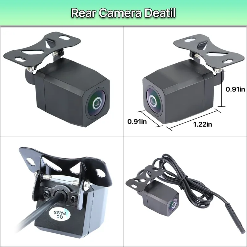 AI Sensor Alarm Backup Reverse Rear View Camera AHD 720P Waterproof Camera 170 Degrees View Angle with Starlight Night Vision - Image 3