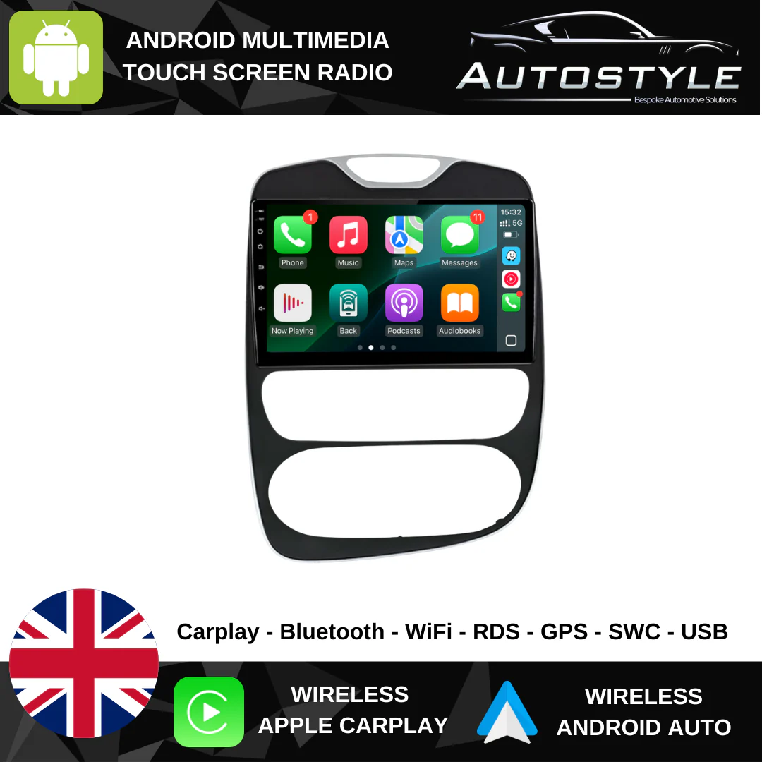 Renault Clio 4 BH98 KH98 Apple Carplay / Android Auto 10" Stereo Upgrade 2012-2019 - Image 8
