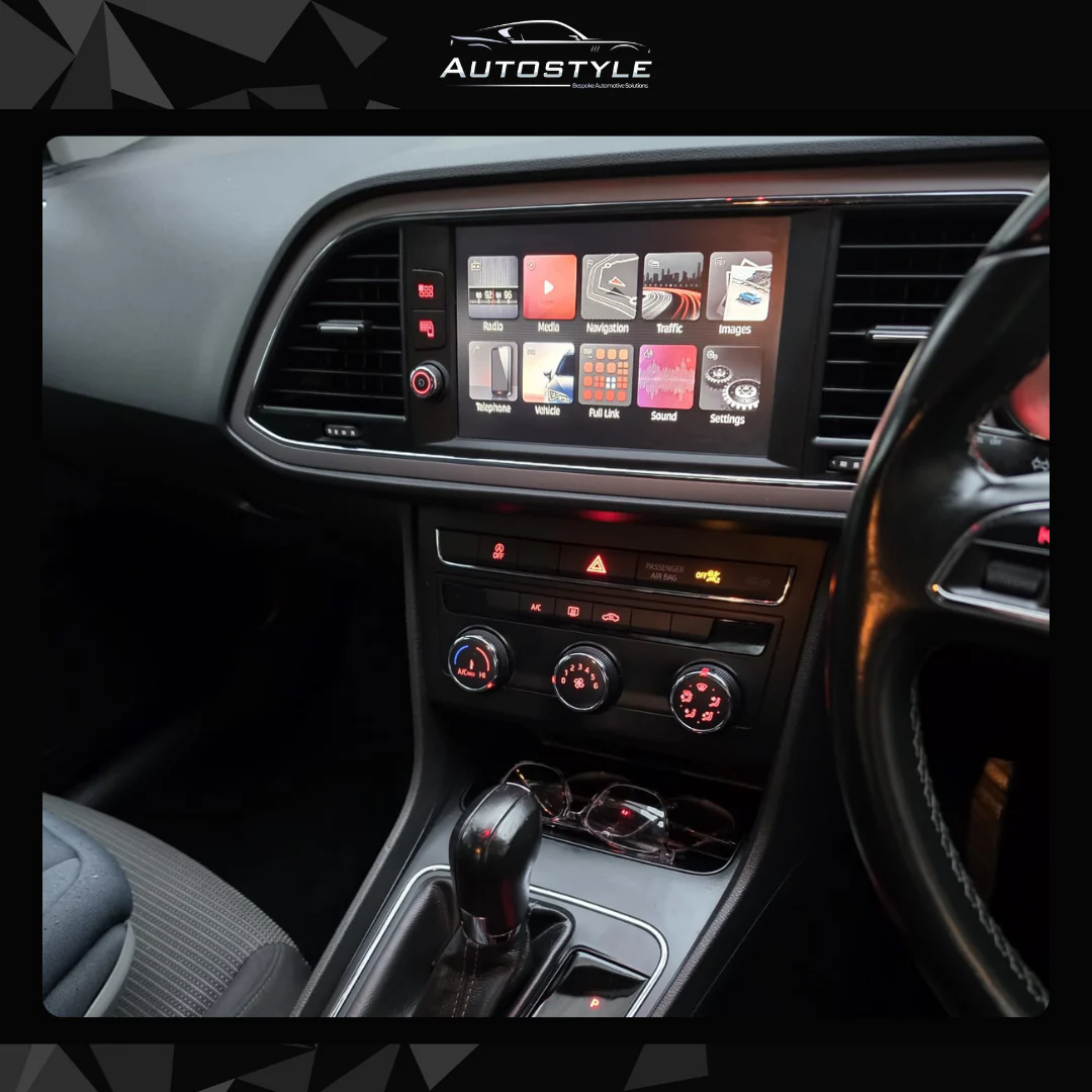 SEAT Leon Apple Carplay / Android Auto 9" Stereo Upgrade 2012-2020 - Image 11