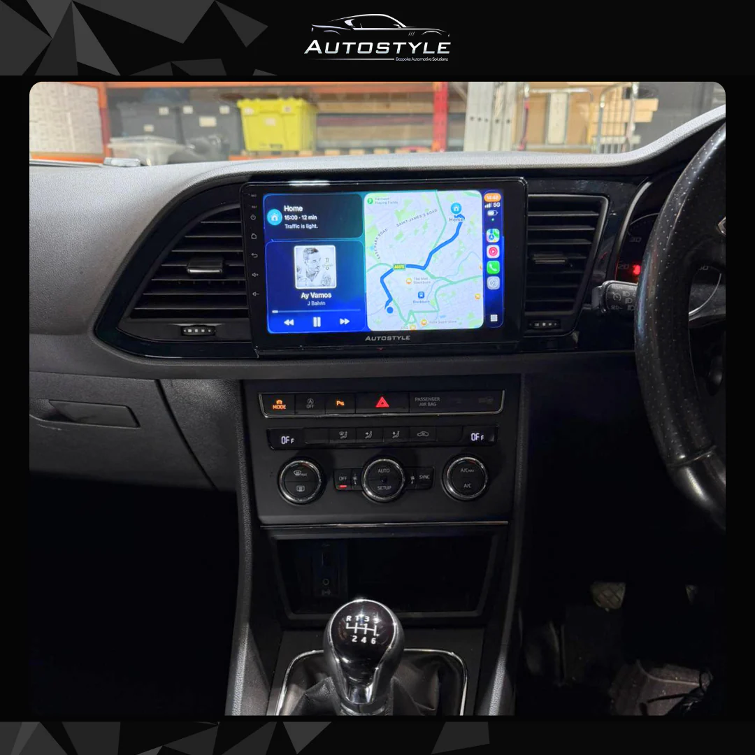 SEAT Leon Apple Carplay / Android Auto 9" Stereo Upgrade 2012-2020 - Image 3