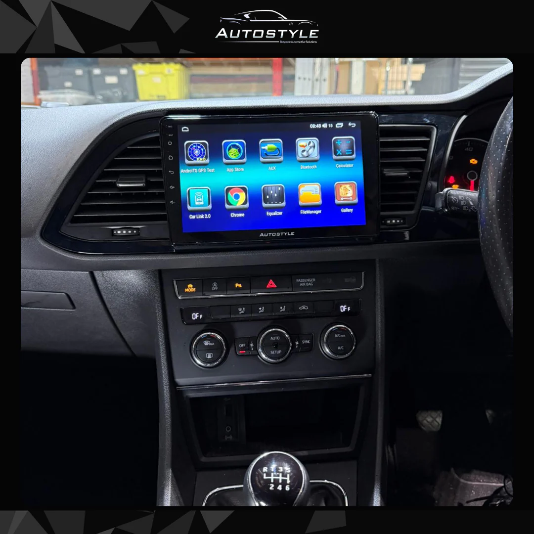 SEAT Leon Apple Carplay / Android Auto 9" Stereo Upgrade 2012-2020 - Image 5