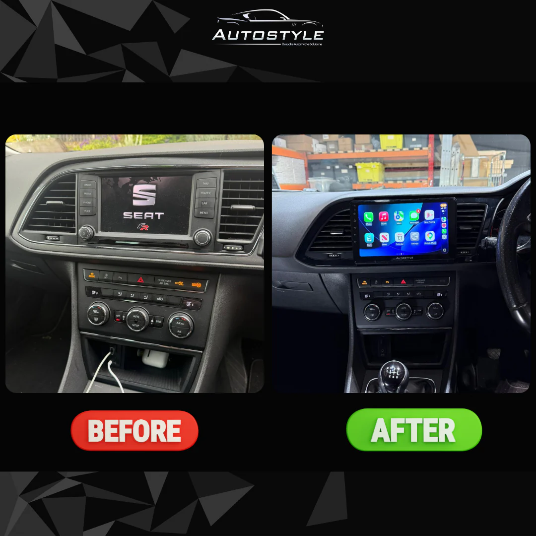SEAT Leon Apple Carplay / Android Auto 9" Stereo Upgrade 2012-2020 - Image 7