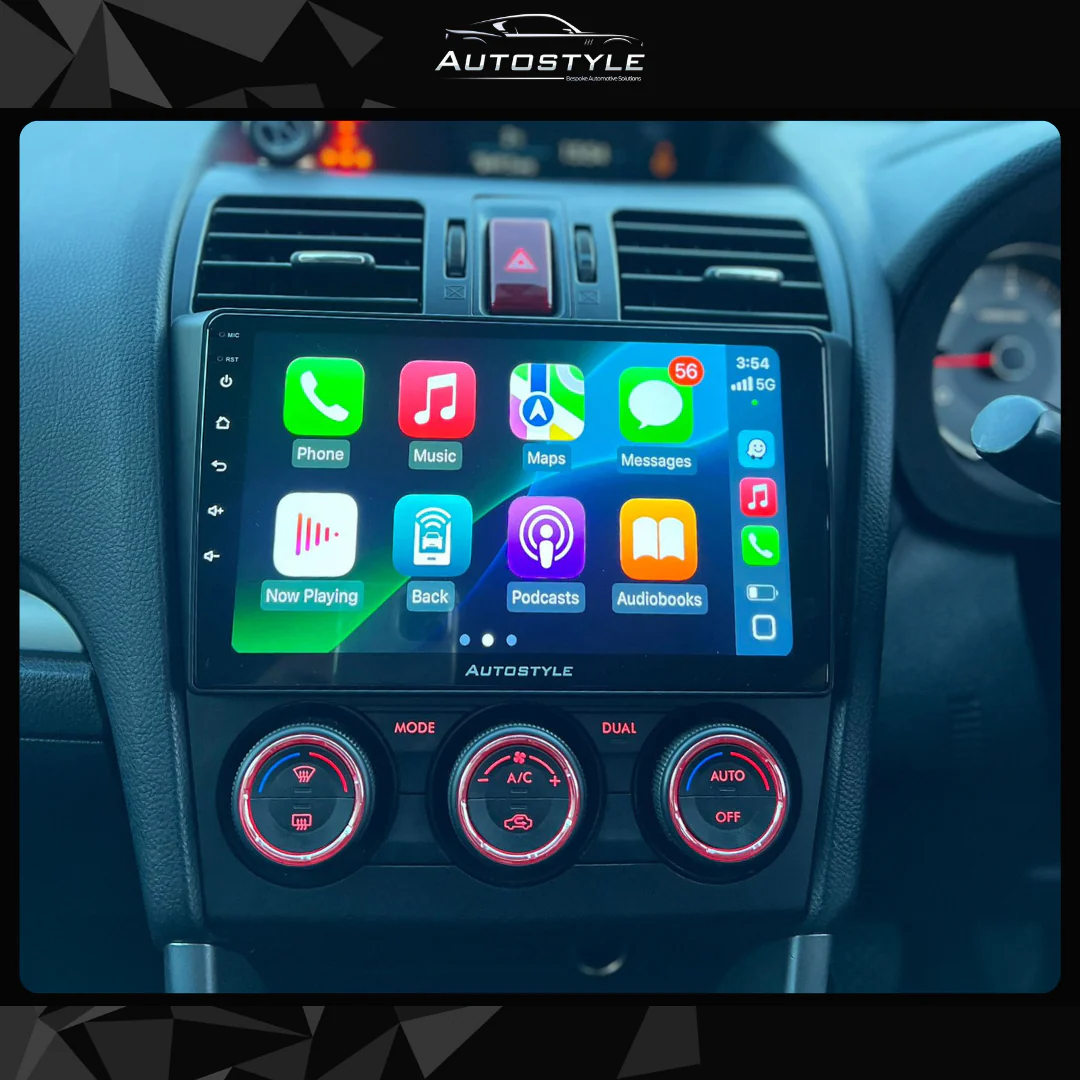 Subaru Forester 4 SJ Impreza XV WRX Apple Carplay / Android Auto 9" Stereo Upgrade RHD 2012-15 - Image 2
