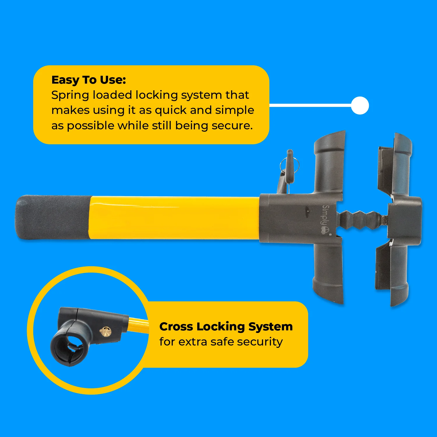 T-Bar Steering Lock - Image 5