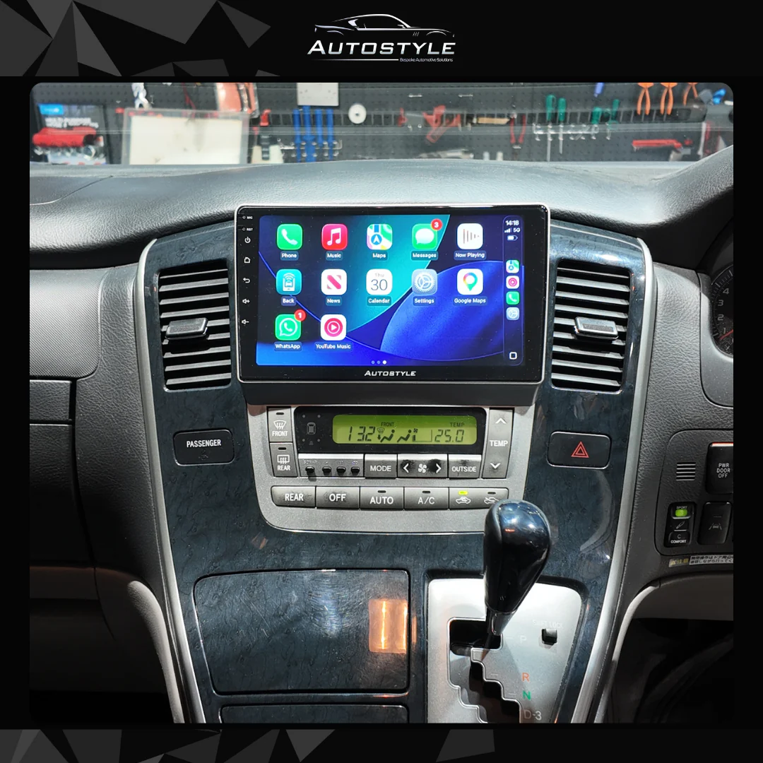 Toyota Alphard 1 AH10 Apple Carplay / Android Auto 9" Stereo Upgrade 2002-2005 - Image 5