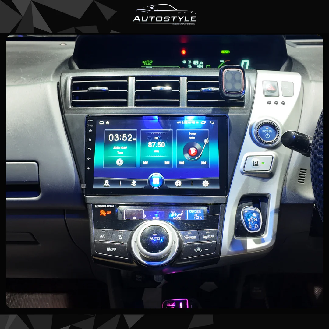 Toyota Prius Plus V Alpha Apple Carplay / Android Auto 9" Stereo Upgrade (2011- 2021) - Image 3