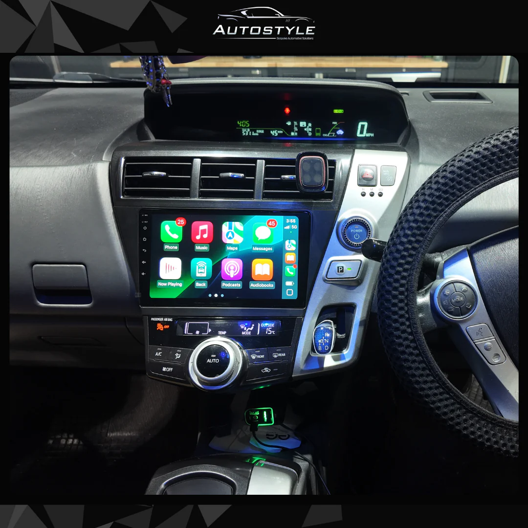Toyota Prius Plus V Alpha Apple Carplay / Android Auto 9" Stereo Upgrade (2011- 2021) - Image 6