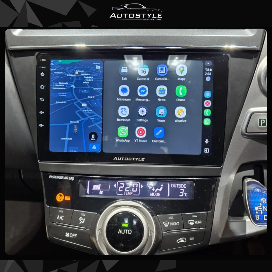 Toyota Prius Plus V Alpha Apple Carplay / Android Auto 9" Stereo Upgrade (2011- 2021) - Image 8