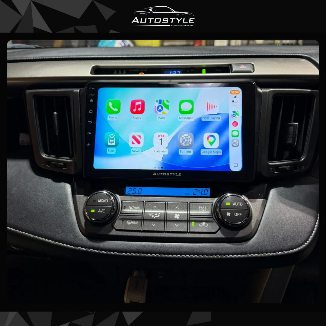 Toyota RAV4 XA40 XA50 Apple Carplay / Android Auto 9" Stereo Upgrade 2012-2018 - Image 2