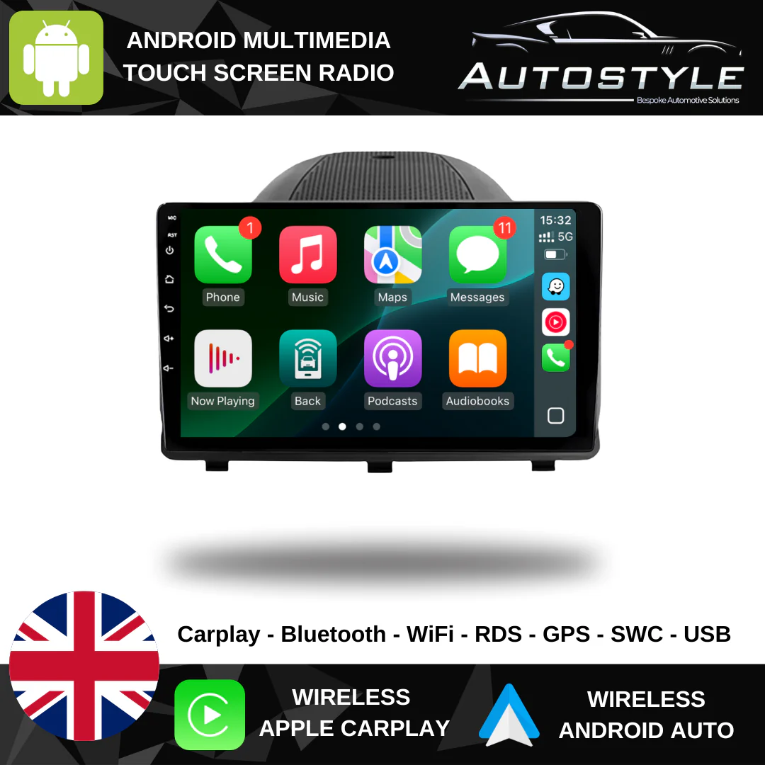 Vauxhall Antara Apple Carplay / Android Auto 9" Stereo Upgrade 2006-2017 - Image 2