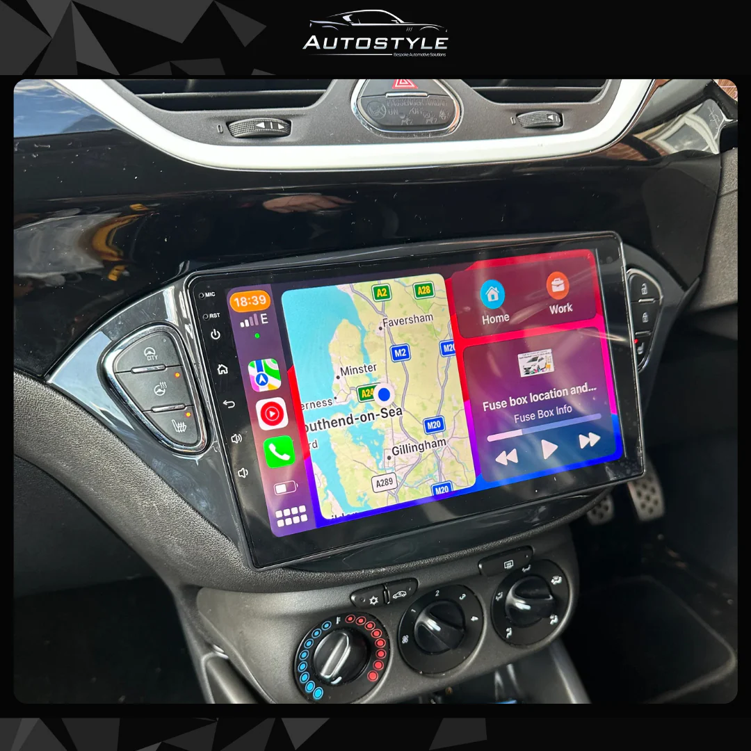 Vauxhall Corsa Apple Carplay / Android Auto 9" Stereo Upgrade 2014-2019 - Image 3