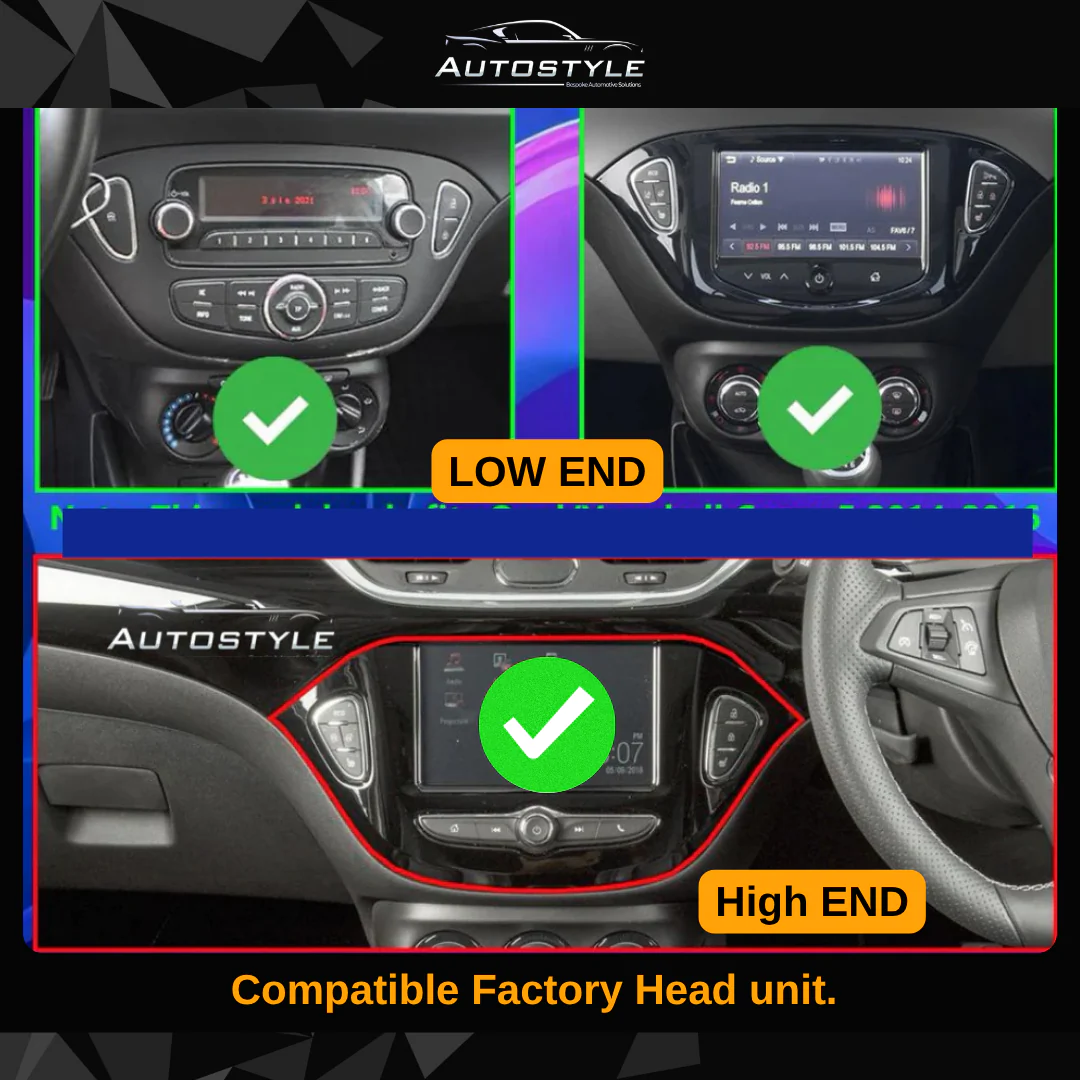 Vauxhall Corsa Apple Carplay / Android Auto 9" Stereo Upgrade 2014-2019 - Image 8