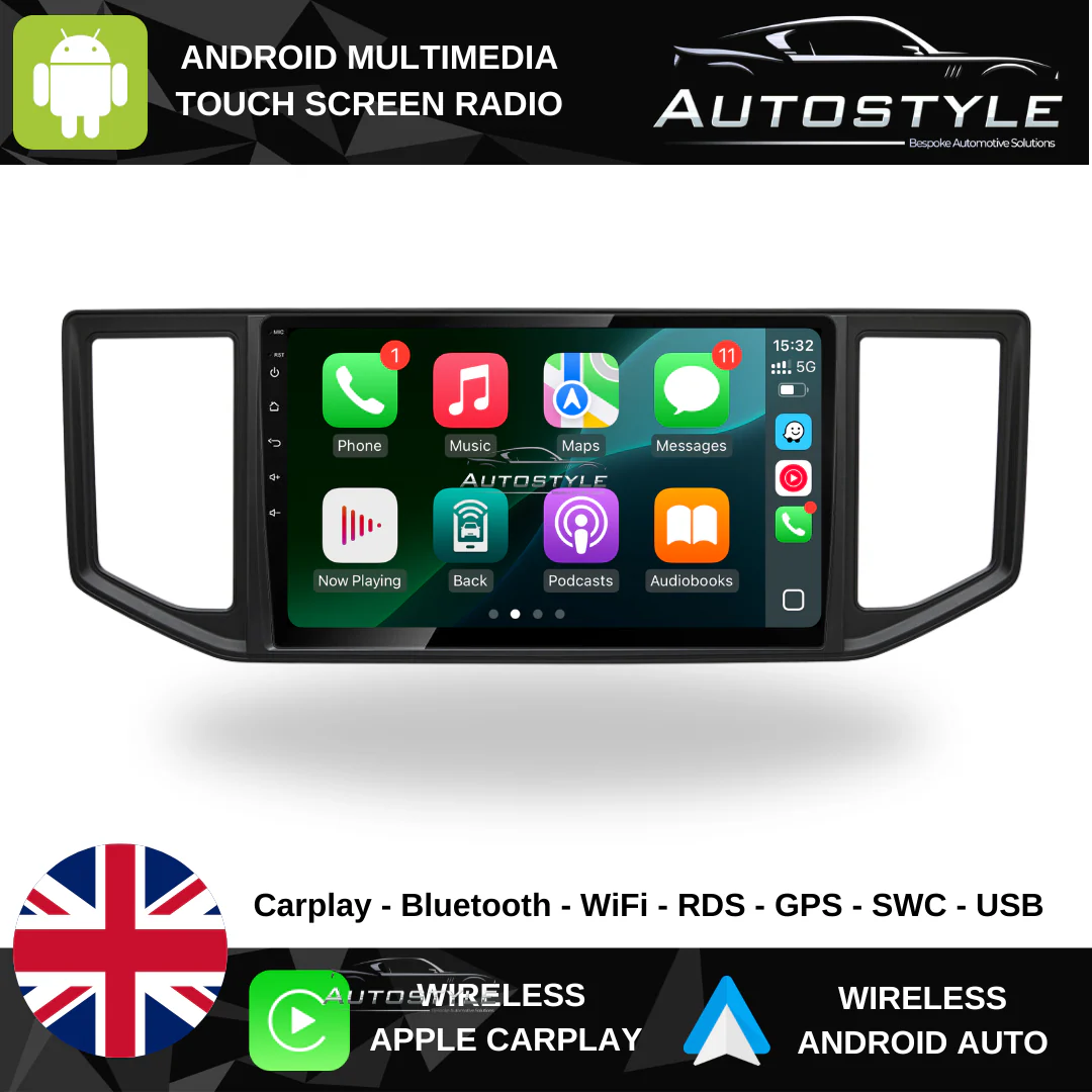 VW CRAFTER Apple Carplay / Android Auto 10" Stereo Upgrade - Image 3