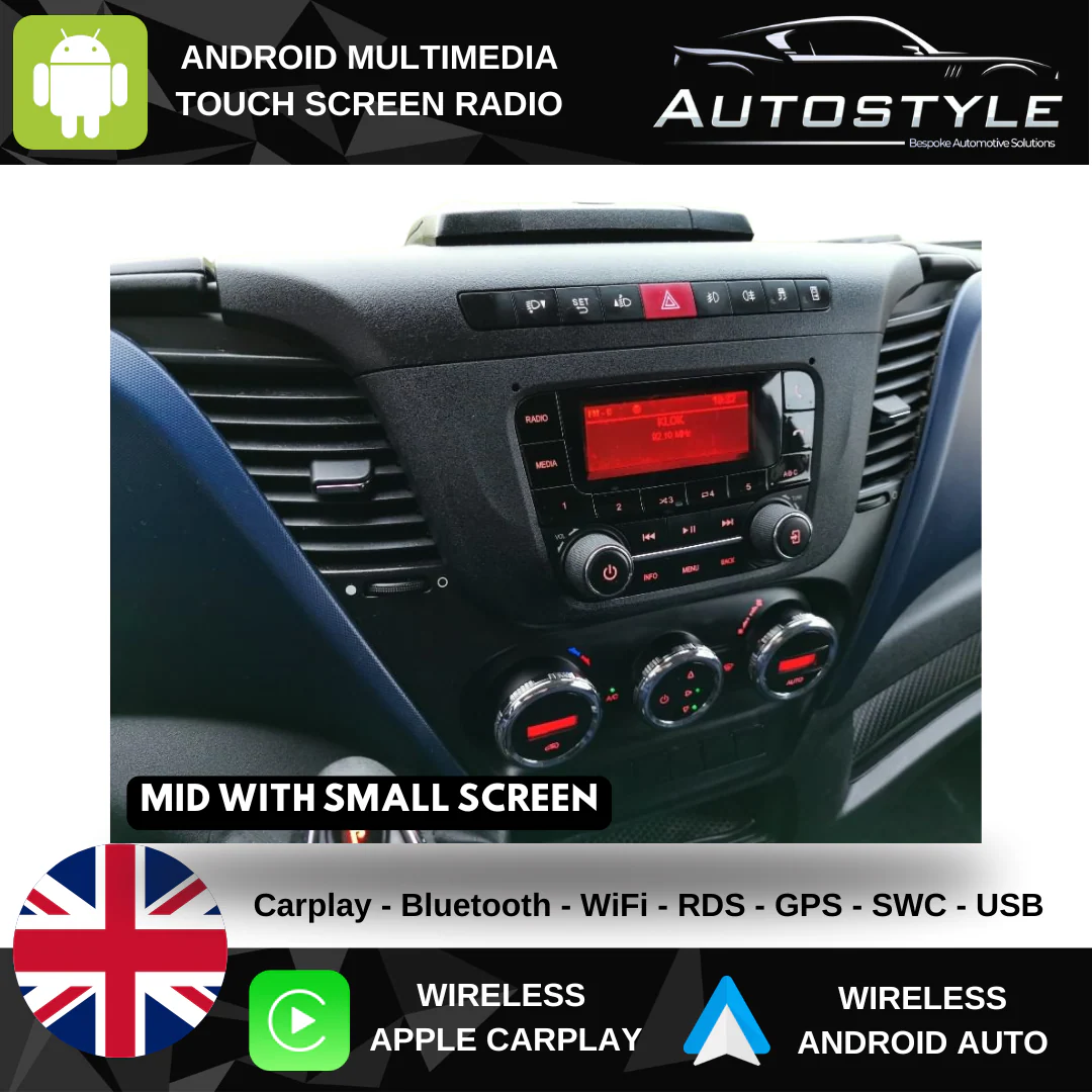IVECO DAILY Apple Carplay / Android Auto 9" Stereo Upgrade (2014+) - Image 4