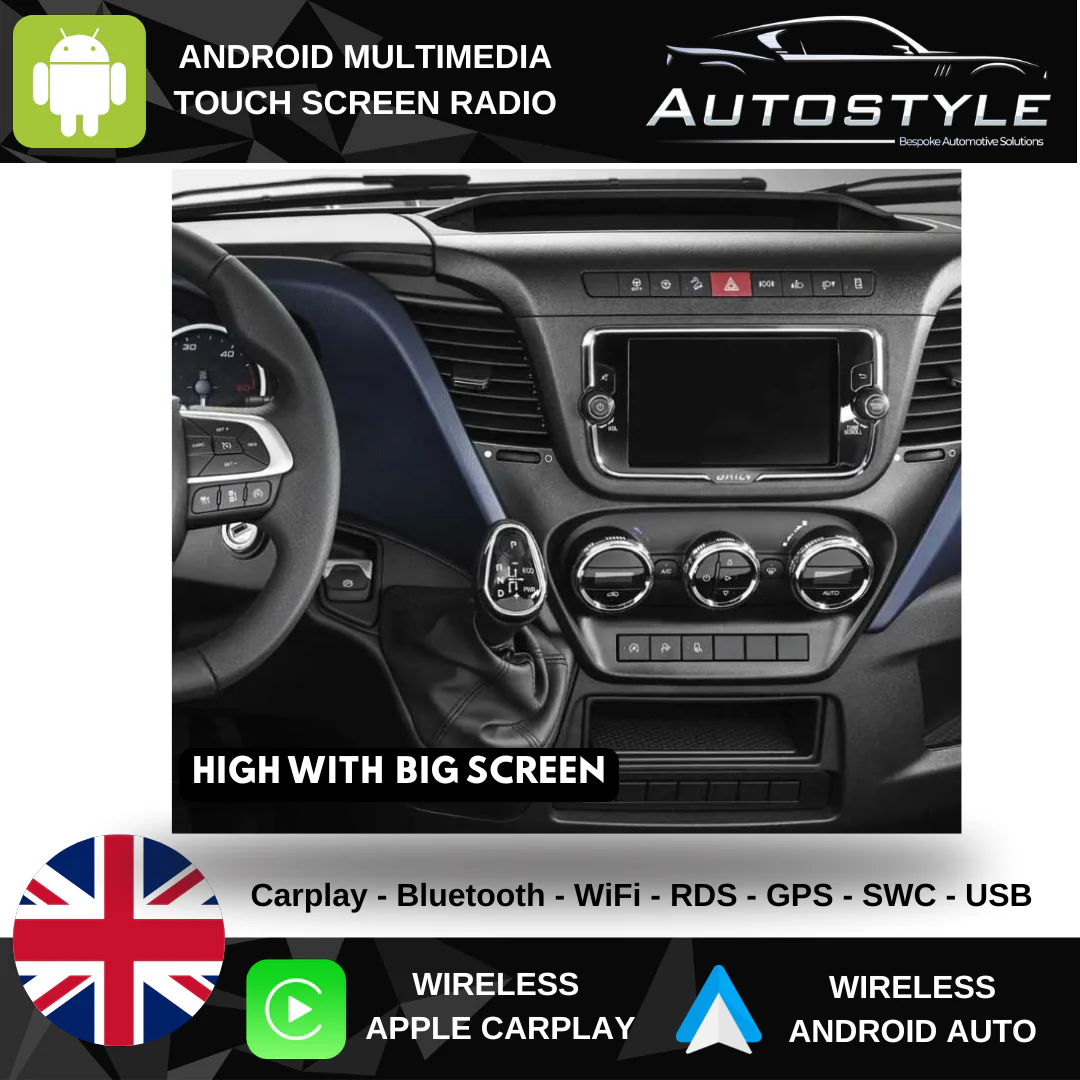 IVECO DAILY Apple Carplay / Android Auto 9" Stereo Upgrade (2014+) - Image 5