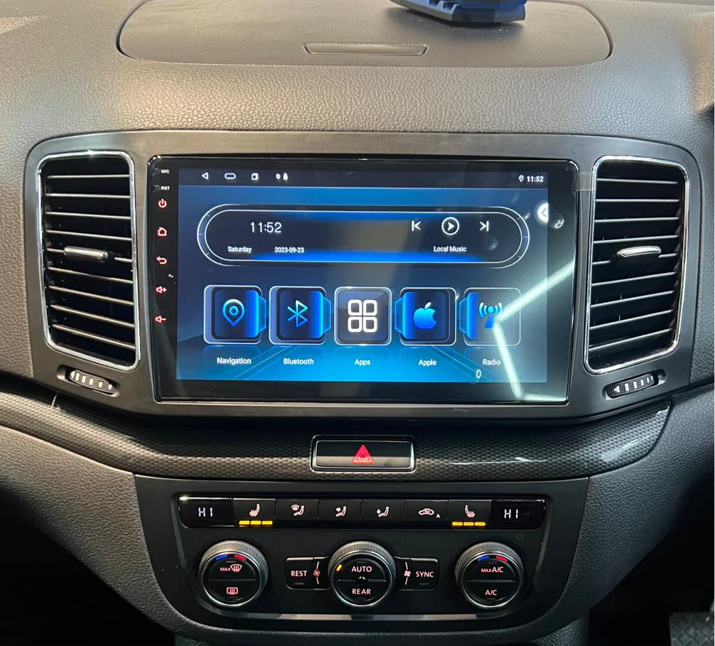 VW Sharan Apple Carplay / Android Auto 9" Stereo Upgrade - Image 3