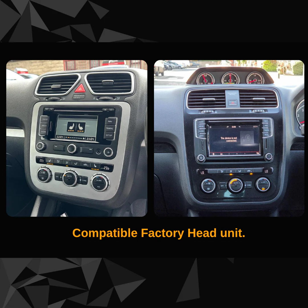 VW Scirocco 3 Apple Carplay / Android Auto 9" Stereo Upgrade 2008-2014 - Image 4