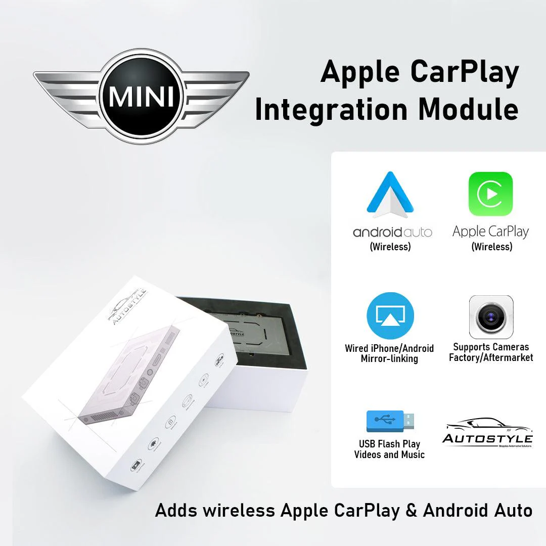 Wireless Apple CarPlay/Android Auto for MINI Models with NBT (2012-2016) - Image 2